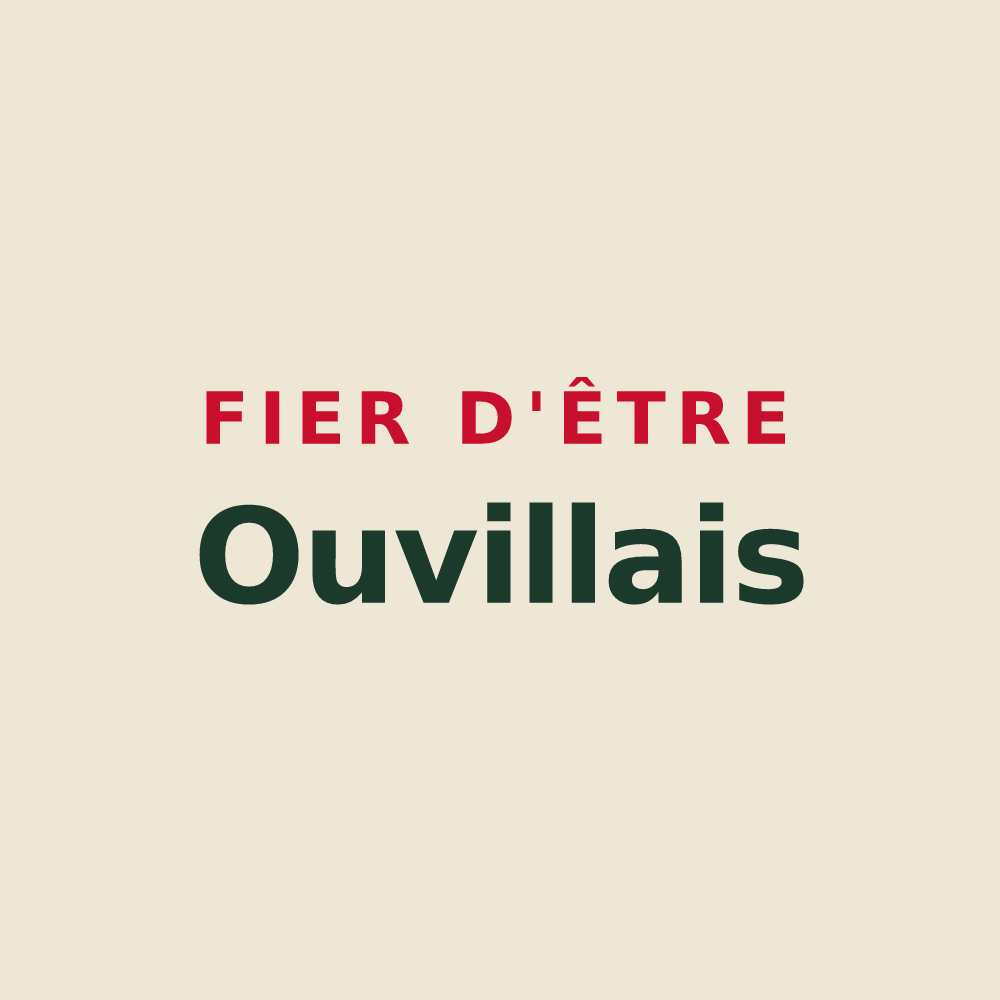 Tote bag « Fier d'être Ouvillais » — design pour Ouville