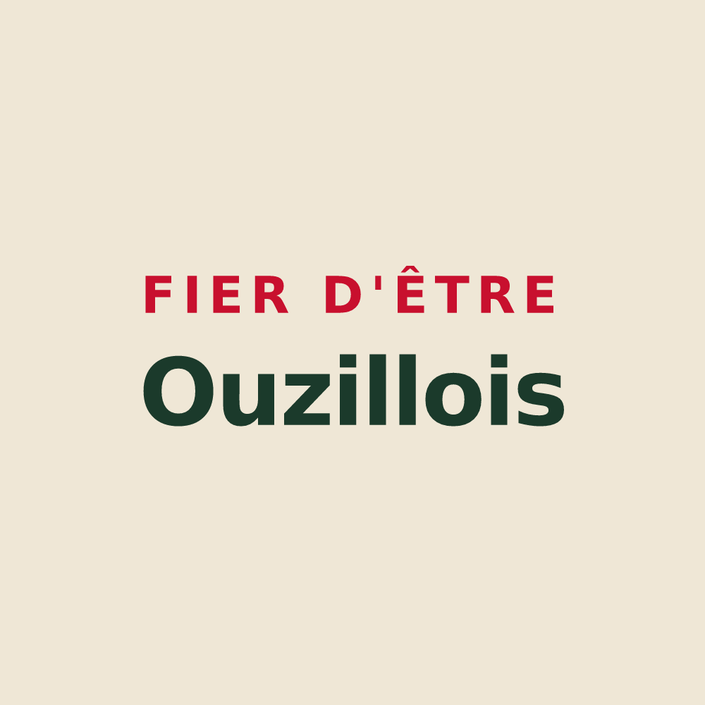 Tote bag « Fier d'être Ouzillois » — design pour Ouzilly
