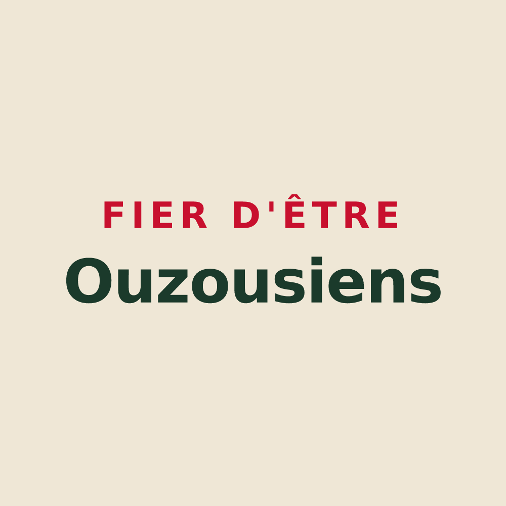 Tote bag « Fier d'être Ouzousiens » — design pour Ouzous