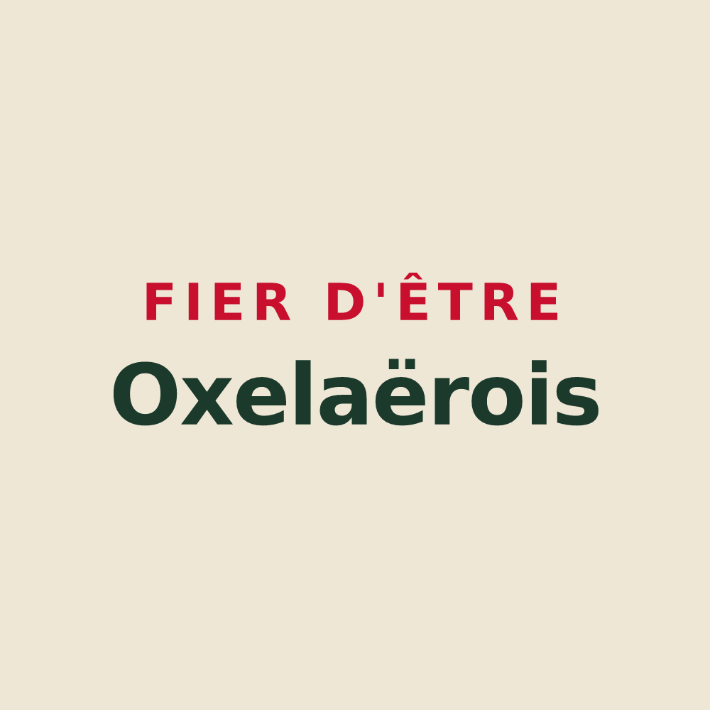 Tote bag « Fier d'être Oxelaërois » — design pour Oxelaëre