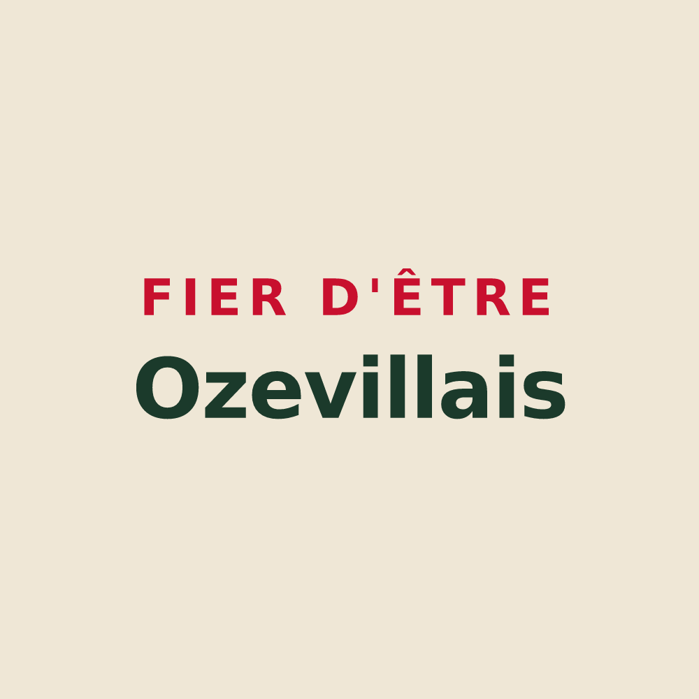 Tote bag « Fier d'être Ozevillais » — design pour Ozeville