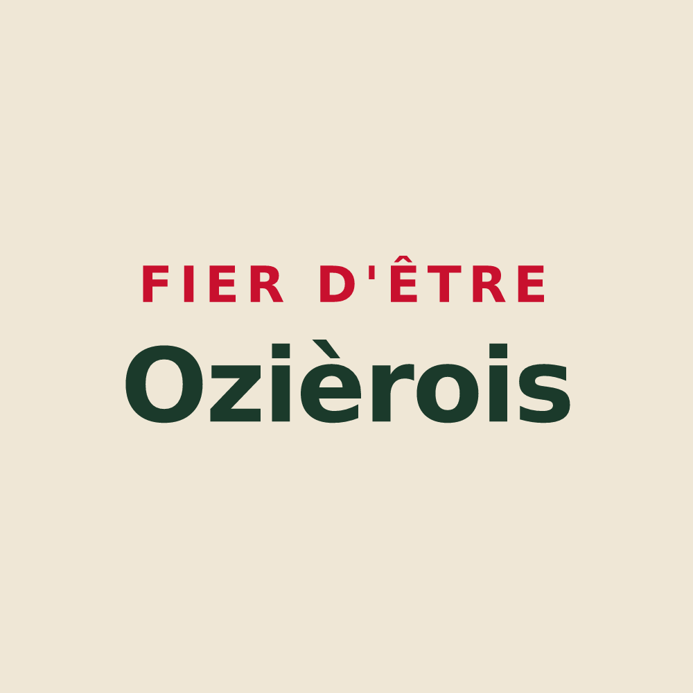 Tote bag « Fier d'être Ozièrois » — design pour Ozières