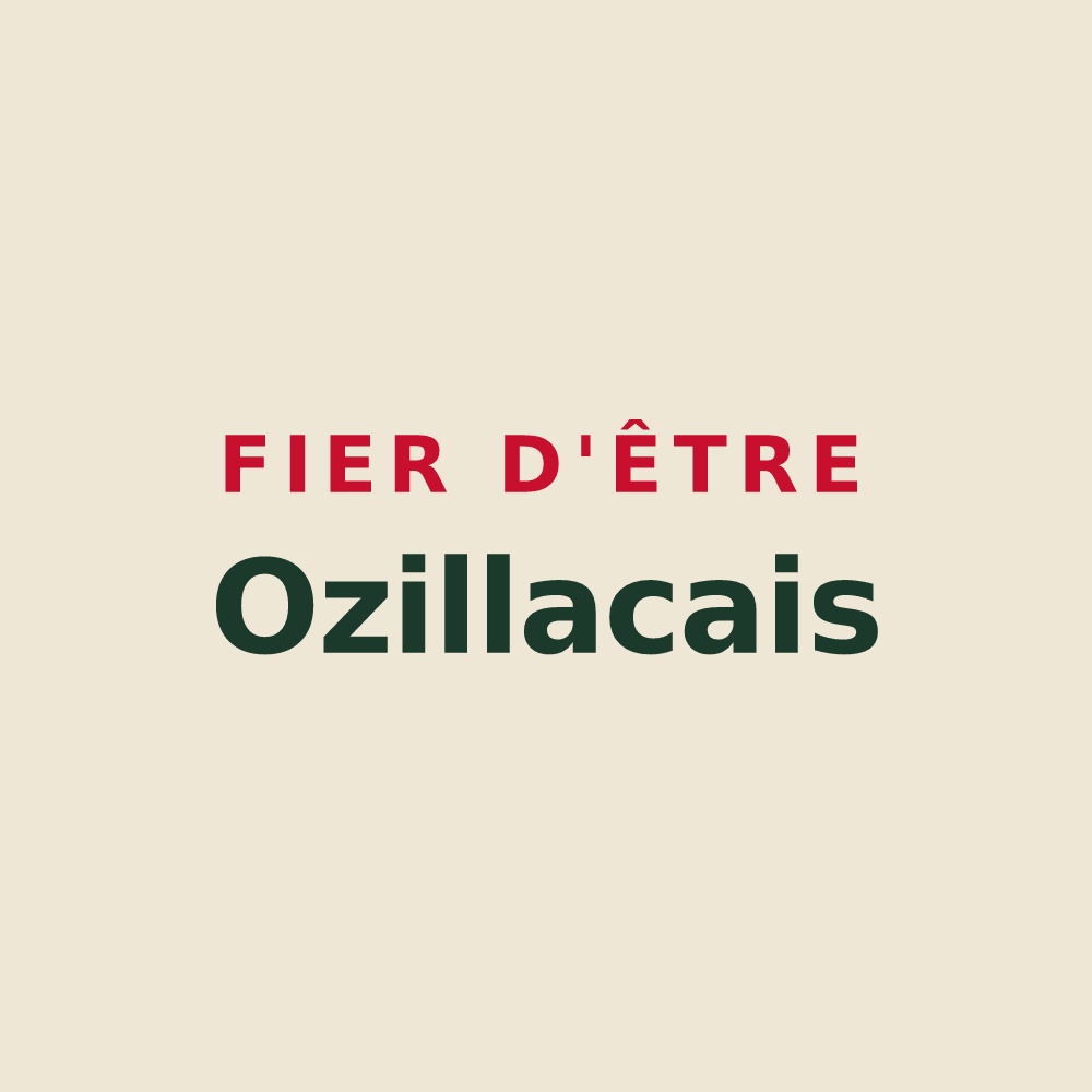 Tote bag « Fier d'être Ozillacais » — design pour Ozillac