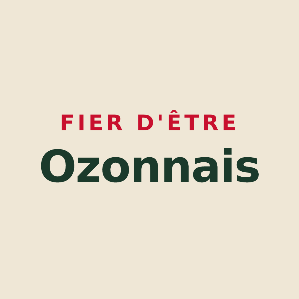Tote bag « Fier d'être Ozonnais » — design pour Ozon