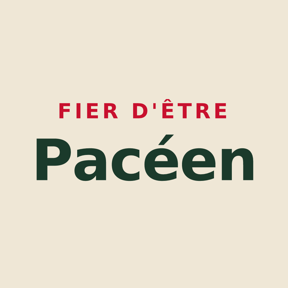 Tote bag « Fier d'être Pacéen » — design pour Pacé