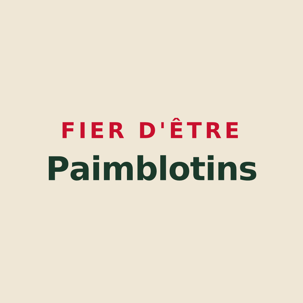 Tote bag « Fier d'être Paimblotins » — design pour Paimbœuf