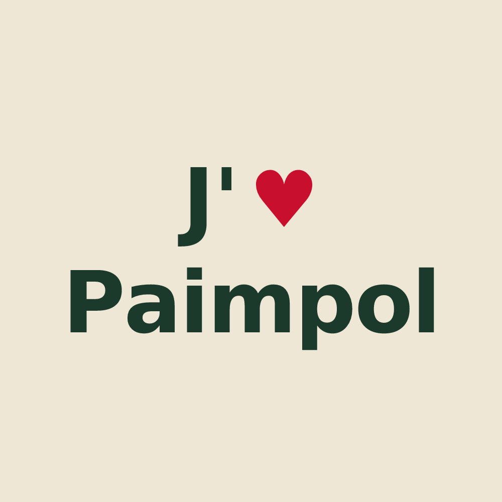 Tote bag personnalisé Paimpol — design J'aime Paimpol