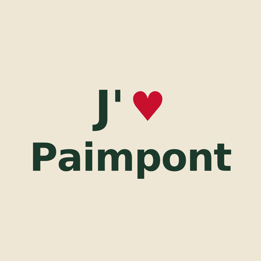 Tote bag personnalisé Paimpont — design J'aime Paimpont