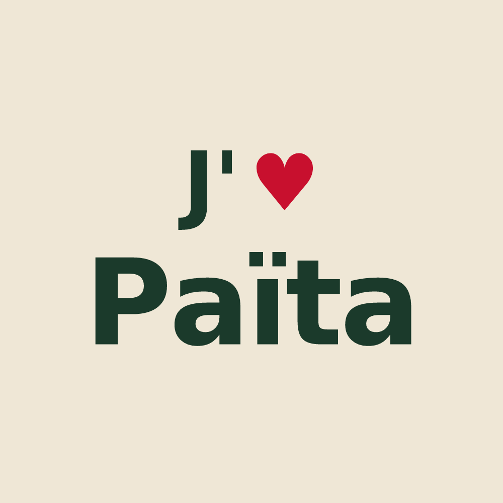 Tote bag personnalisé Païta — design J'aime Païta