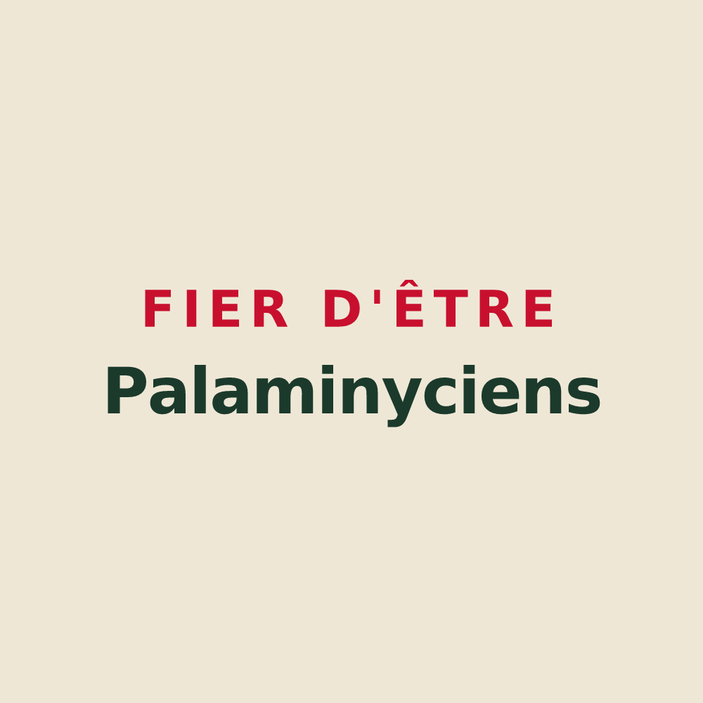 Tote bag « Fier d'être Palaminyciens » — design pour Palaminy