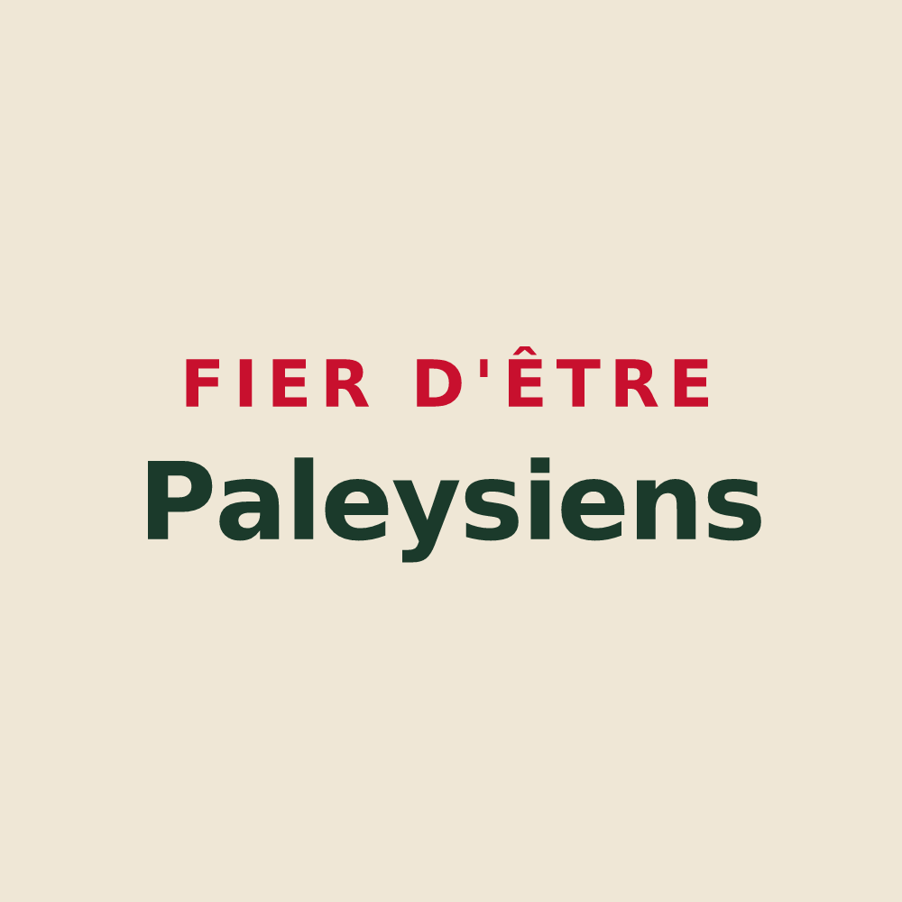 Tote bag « Fier d'être Paleysiens » — design pour Paley