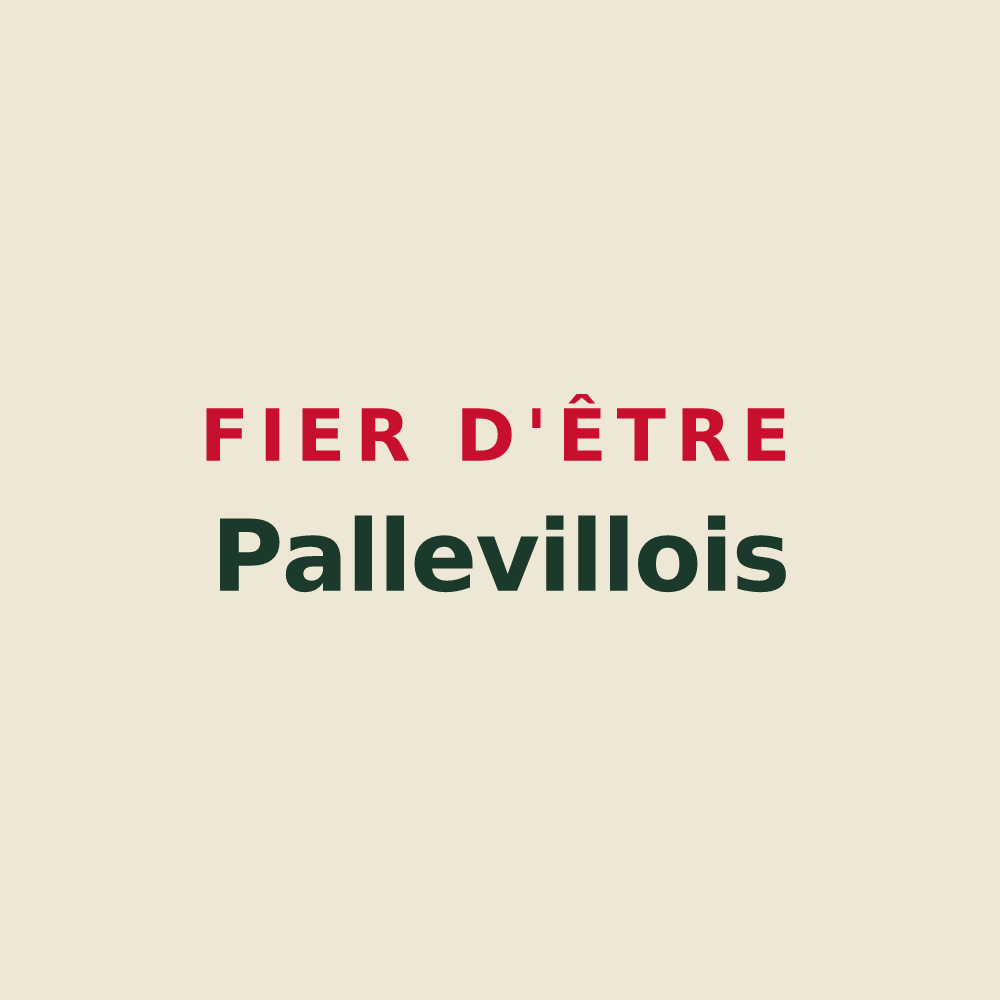 Tote bag « Fier d'être Pallevillois » — design pour Palleville