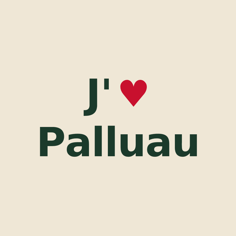 Tote bag personnalisé Palluau — design J'aime Palluau