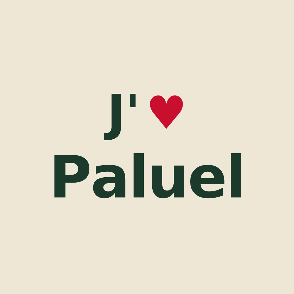 Tote bag personnalisé Paluel — design J'aime Paluel