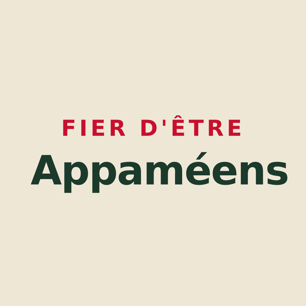 Tote bag « Fier d'être Appaméens » — design pour Pamiers