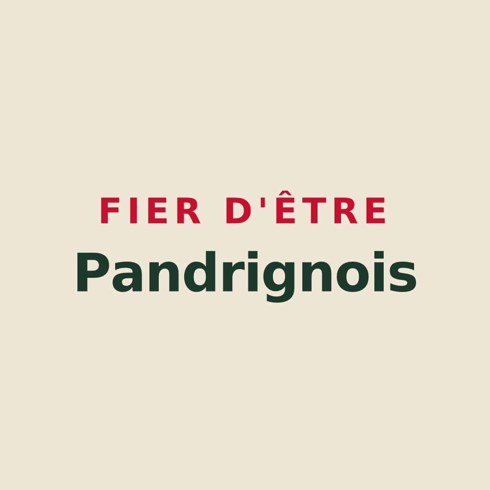 Tote bag « Fier d'être Pandrignois » — design pour Pandrignes