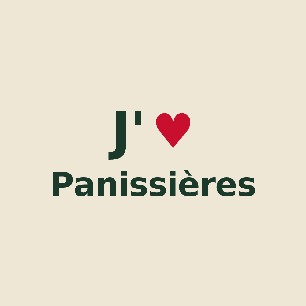 Tote bag personnalisé Panissières — design J'aime Panissières