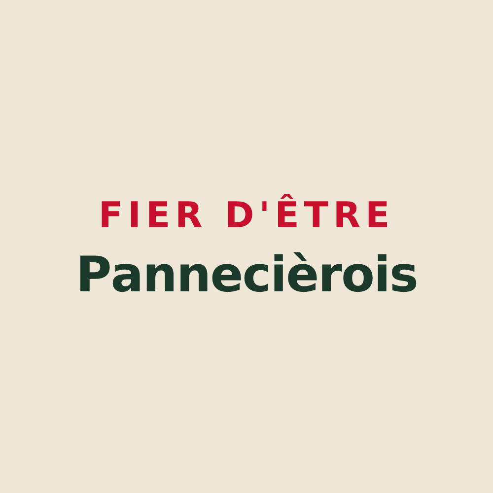 Tote bag « Fier d'être Pannecièrois » — design pour Pannecières
