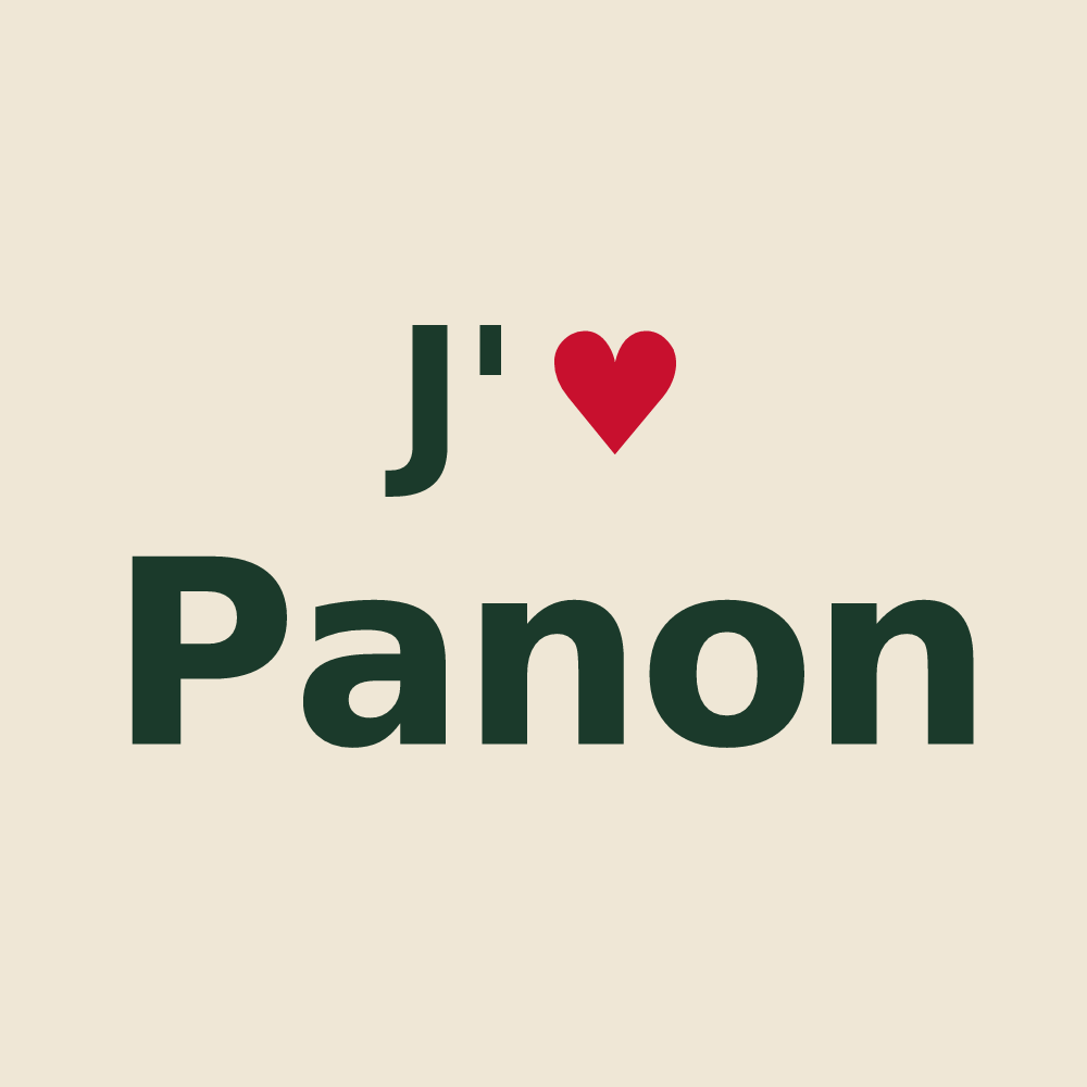 Tote bag personnalisé Panon — design J'aime Panon