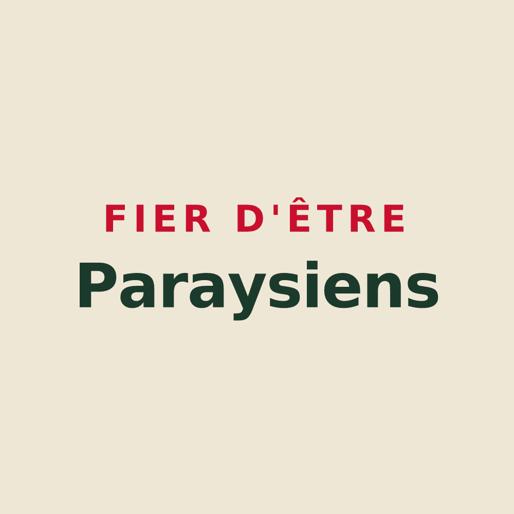 Tote bag « Fier d'être Paraysiens » — design pour Paray-Vieille-Poste