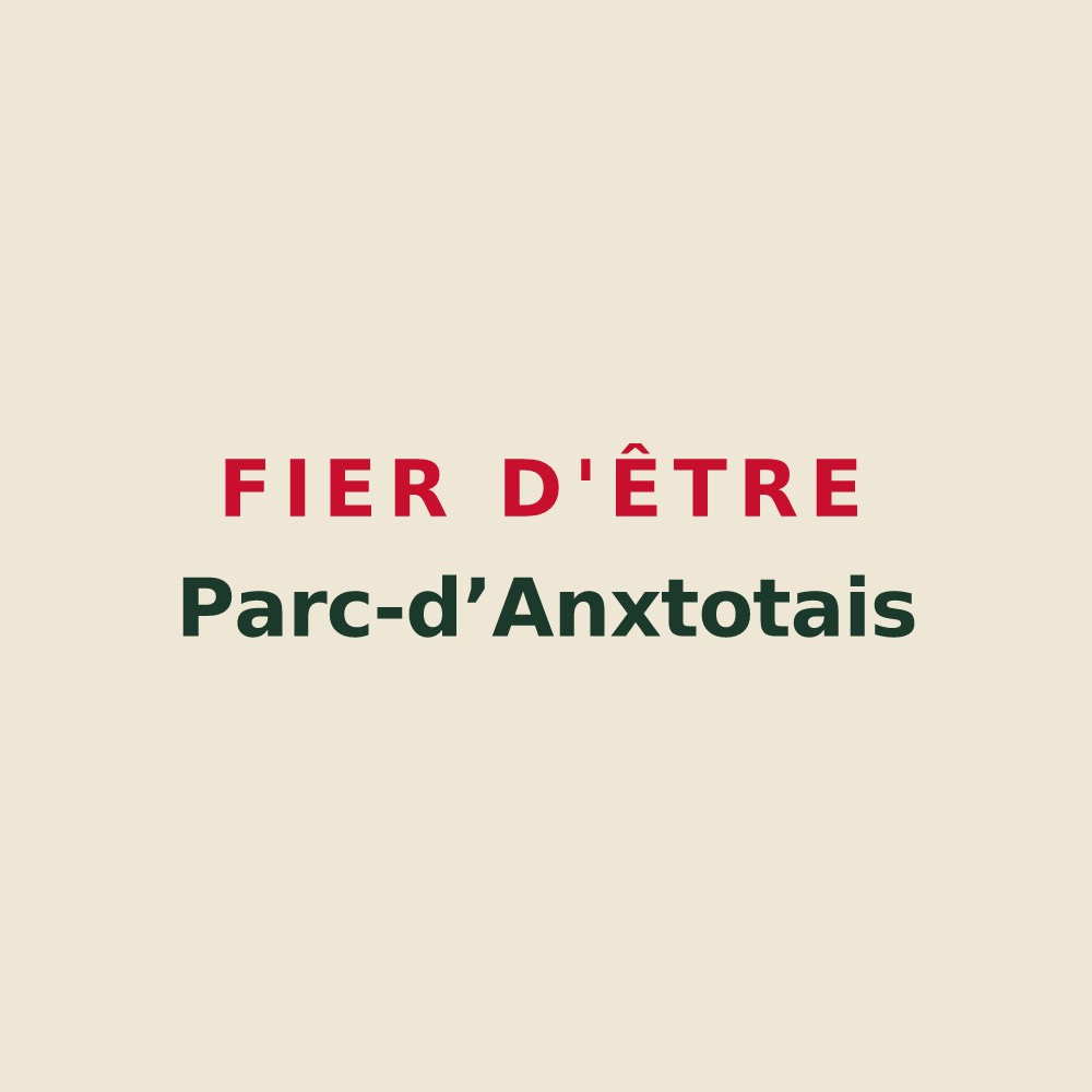 Tote bag « Fier d'être Parc-d’Anxtotais » — design pour Parc-d'Anxtot