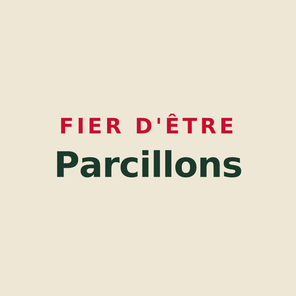 Tote bag « Fier d'être Parcillons » — design pour Parçay-Meslay