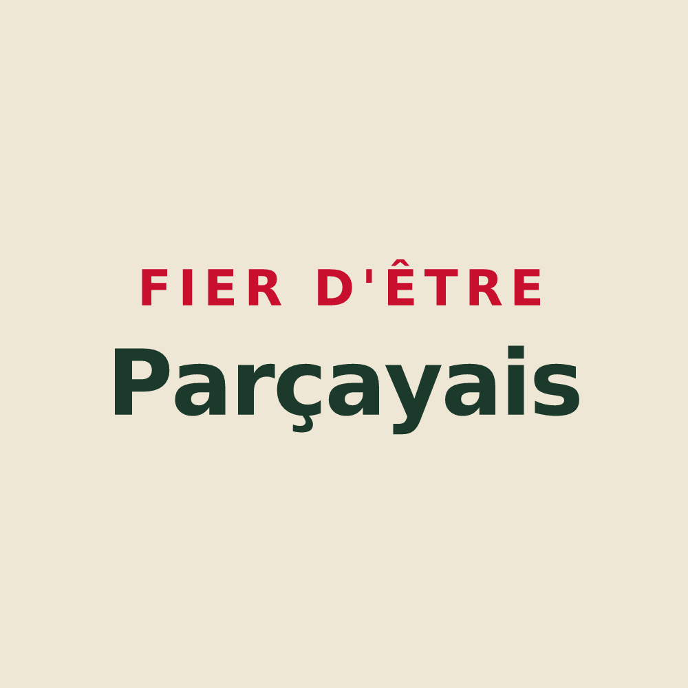 Tote bag « Fier d'être Parçayais » — design pour Parçay-sur-Vienne