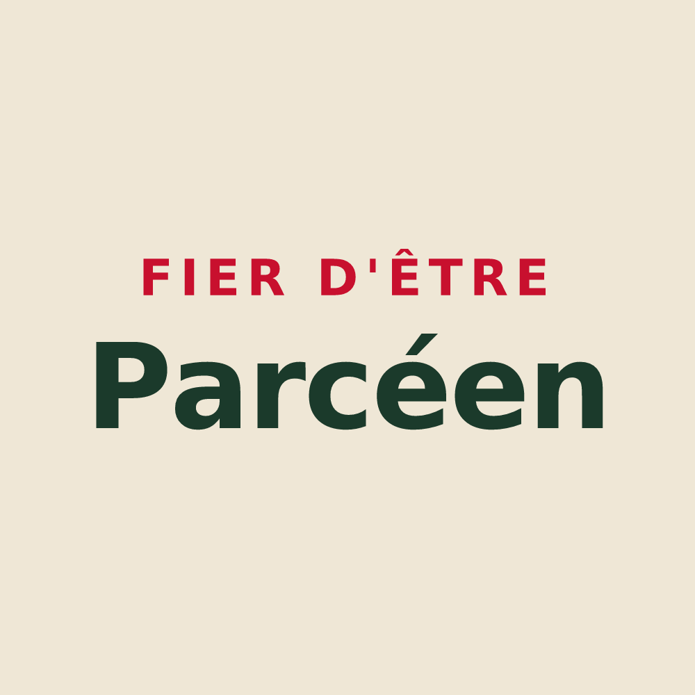 Tote bag « Fier d'être Parcéen » — design pour Parcé-sur-Sarthe