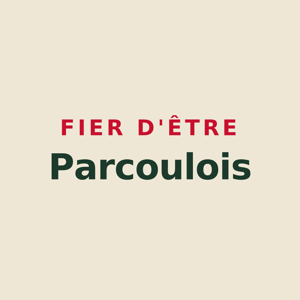 Tote bag « Fier d'être Parcoulois » — design pour Parcoul-Chenaud