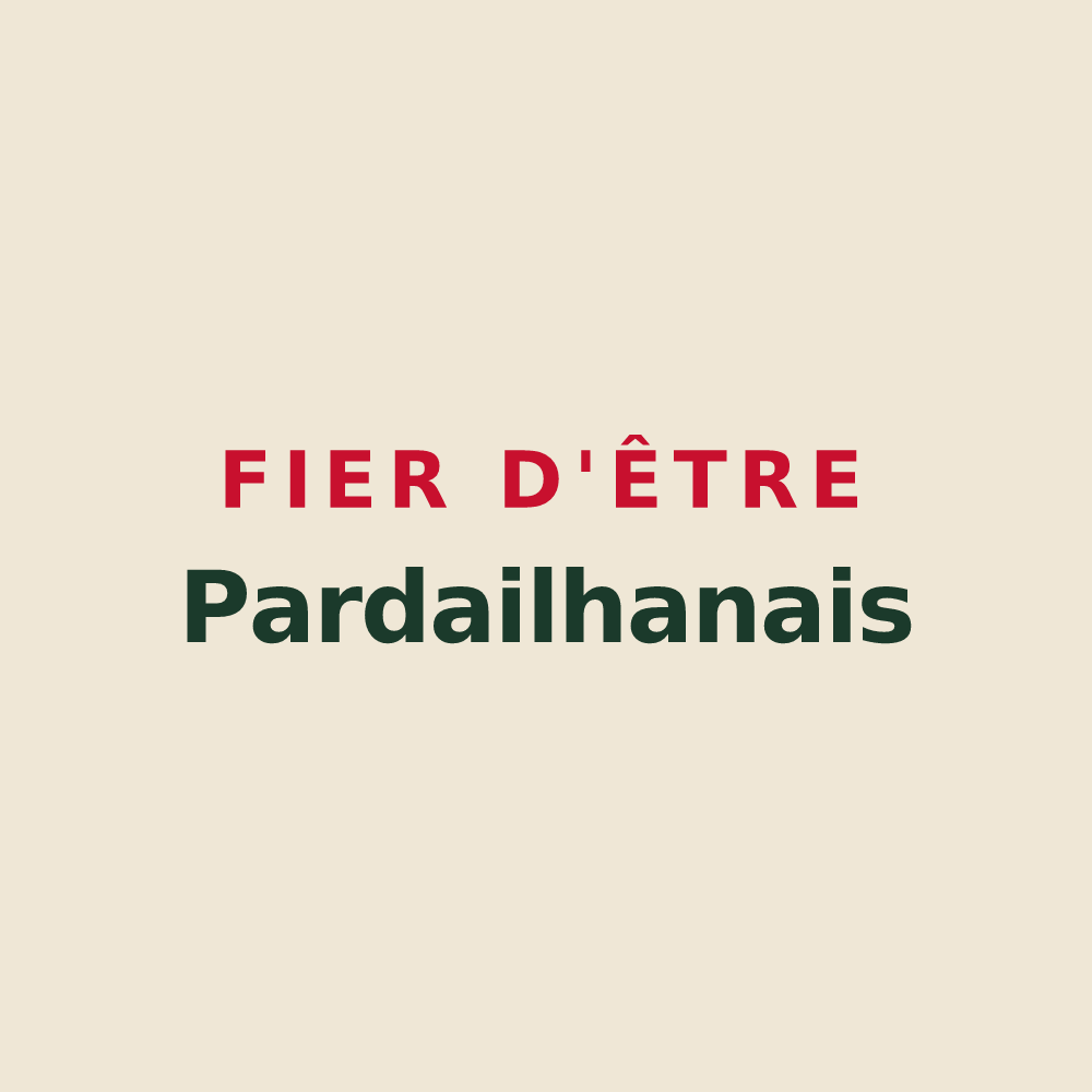 Tote bag « Fier d'être Pardailhanais » — design pour Pardailhan