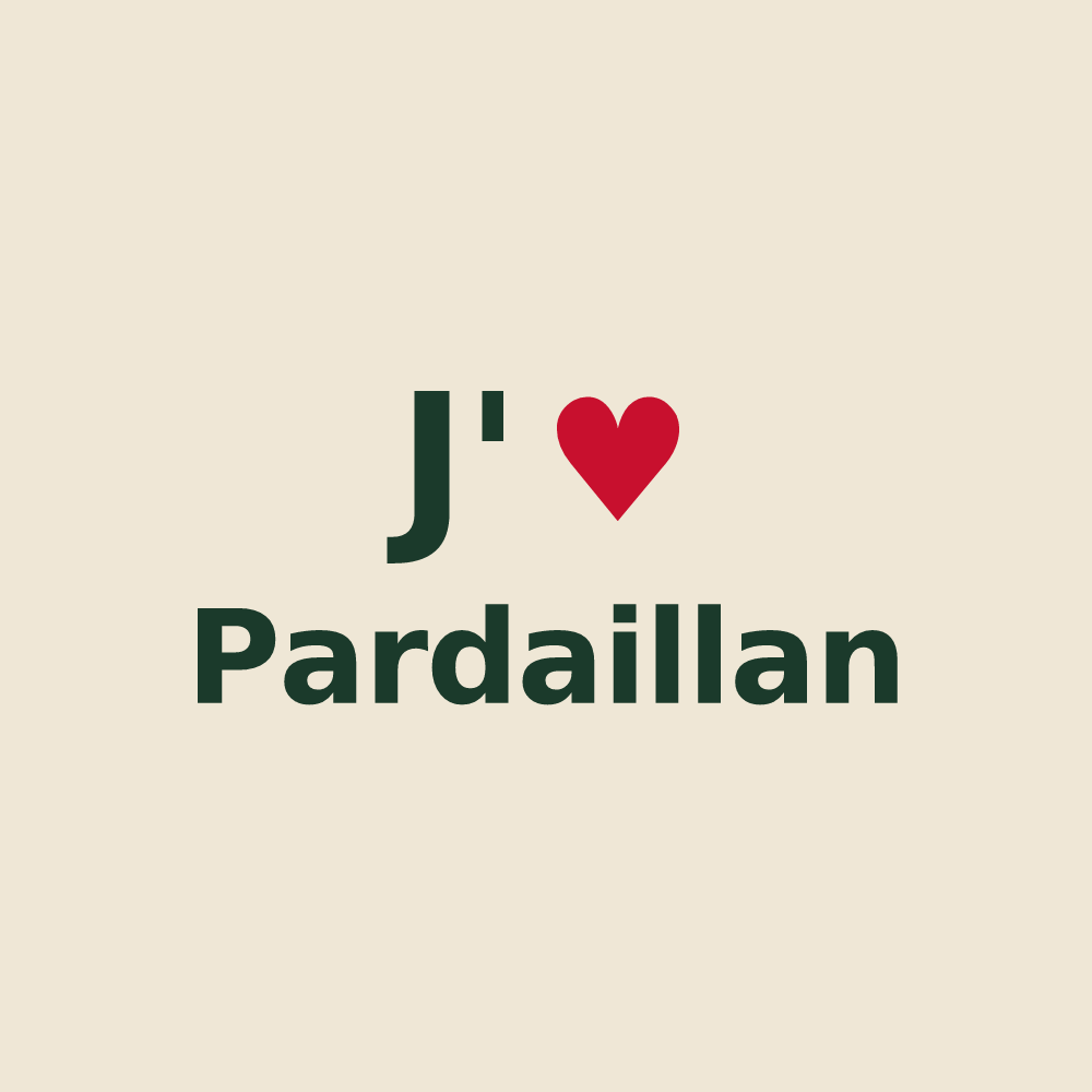 Tote bag personnalisé Pardaillan — design J'aime Pardaillan