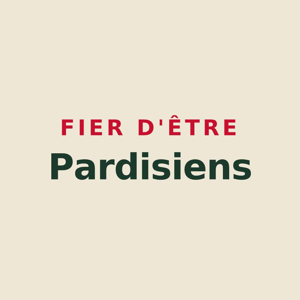 Tote bag « Fier d'être Pardisiens » — design pour Pardies