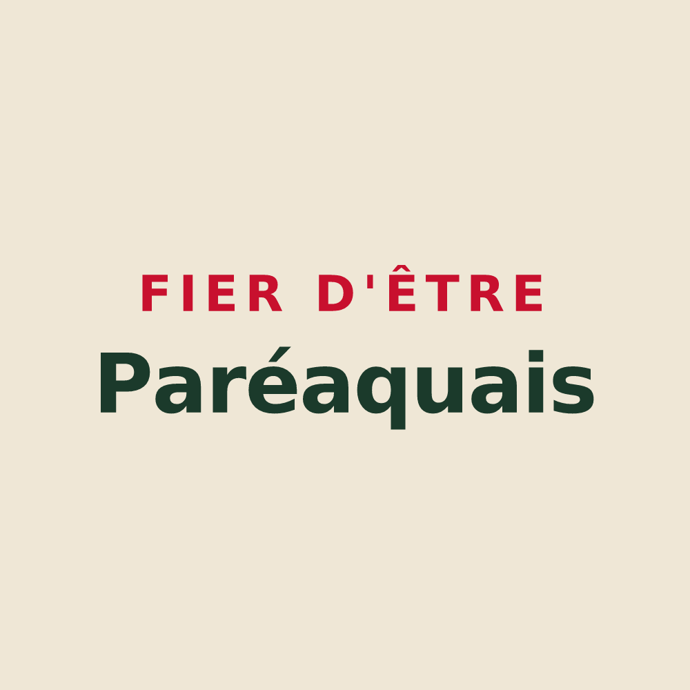 Tote bag « Fier d'être Paréaquais » — design pour Paréac