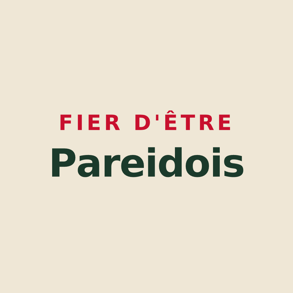 Tote bag « Fier d'être Pareidois » — design pour Pareid