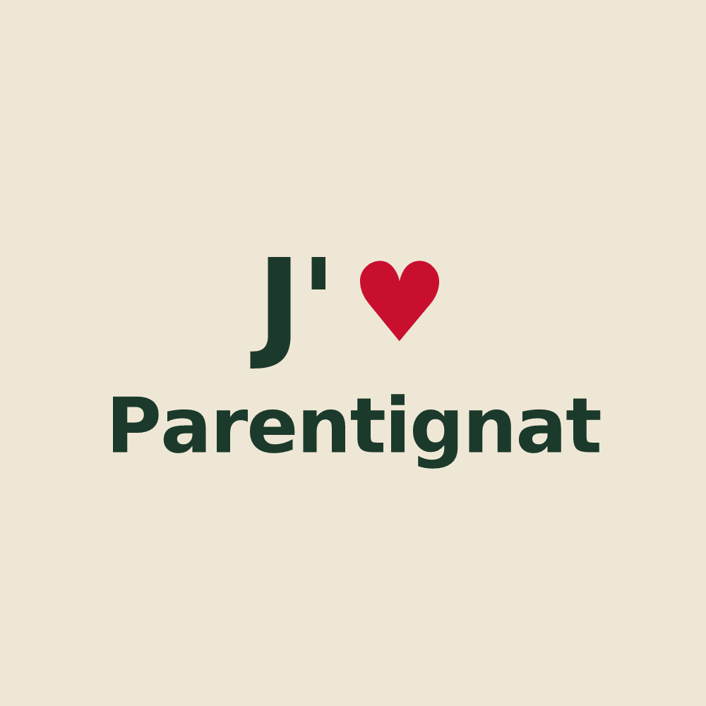 Tote bag personnalisé Parentignat — design J'aime Parentignat