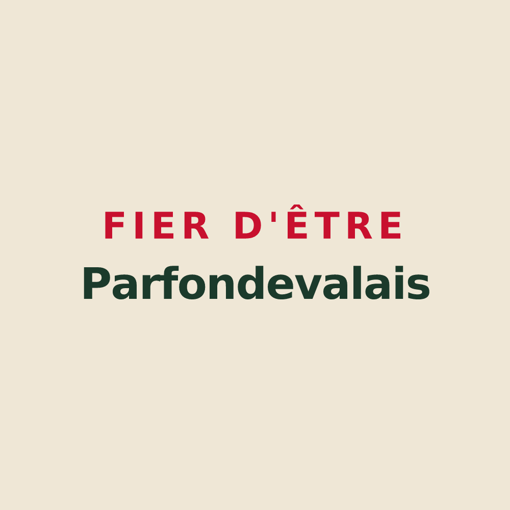 Tote bag « Fier d'être Parfondevalais » — design pour Parfondeval