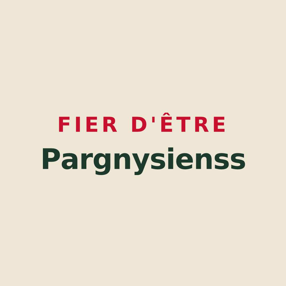 Tote bag « Fier d'être Pargnysienss » — design pour Pargny-la-Dhuys