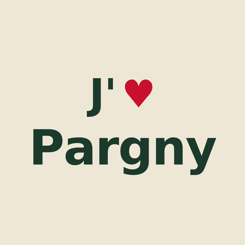 Tote bag personnalisé Pargny — design J'aime Pargny