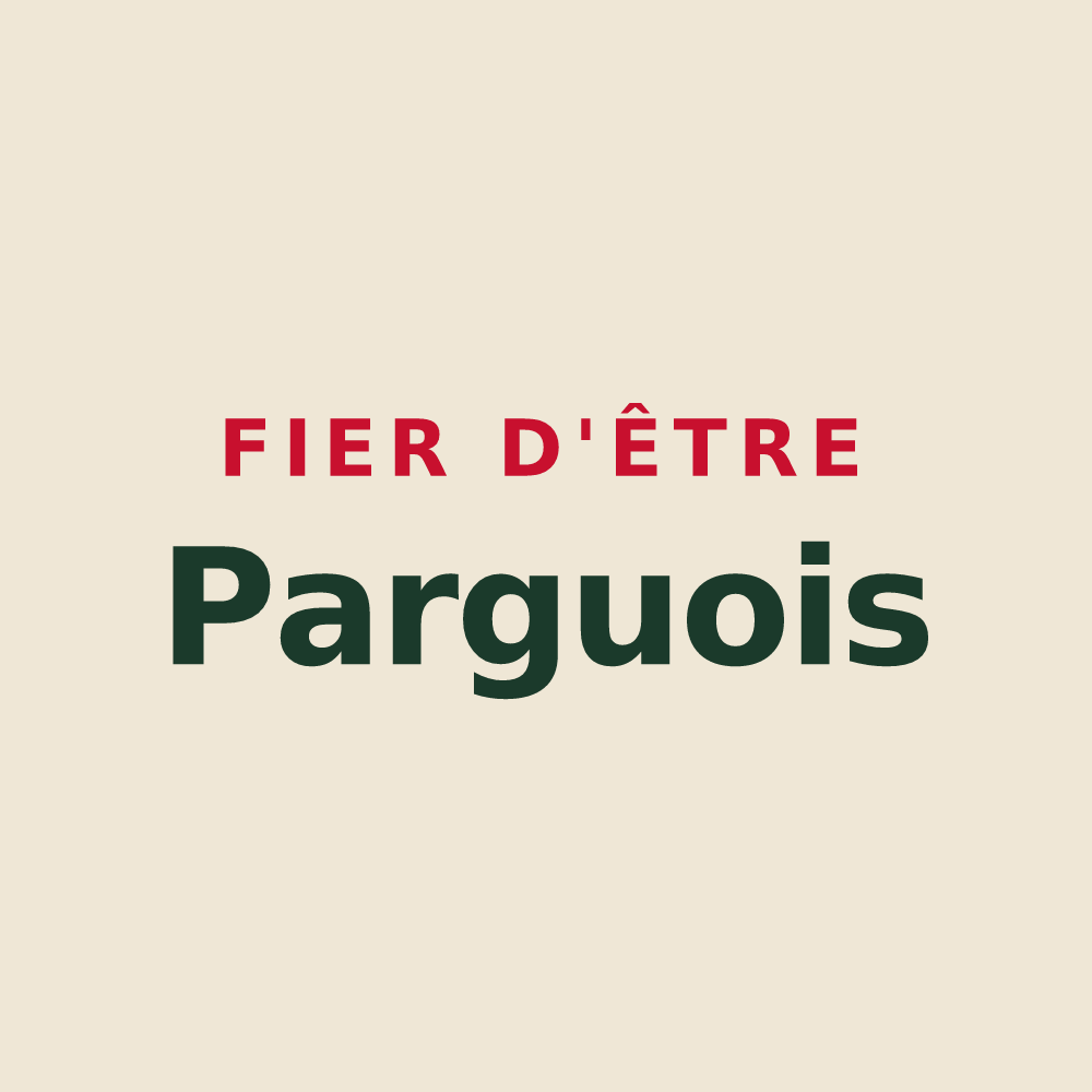 Tote bag « Fier d'être Parguois » — design pour Pargues