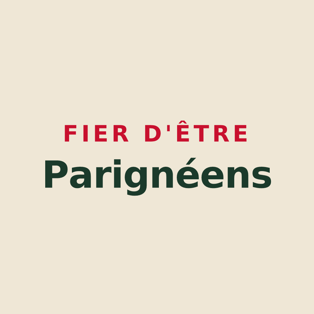 Tote bag « Fier d'être Parignéens » — design pour Parigné-le-Pôlin