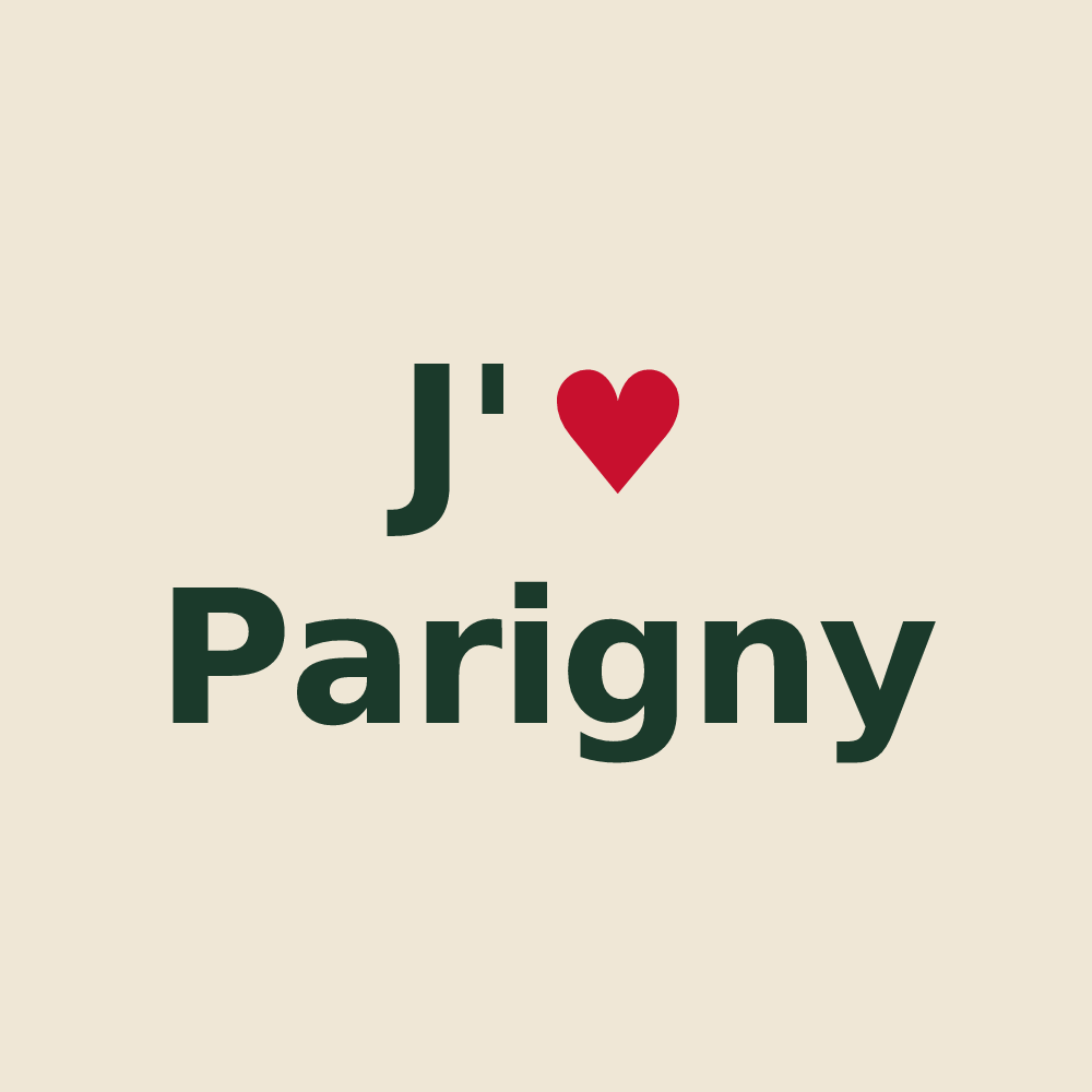 Tote bag personnalisé Parigny — design J'aime Parigny