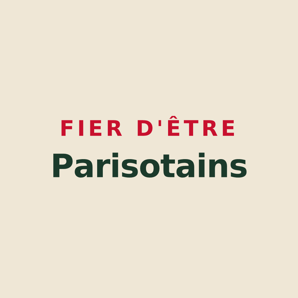 Tote bag « Fier d'être Parisotains » — design pour Parisot