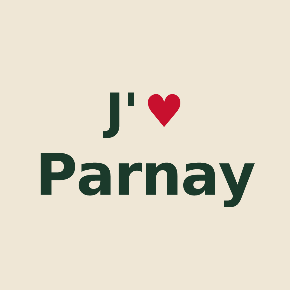 Tote bag personnalisé Parnay — design J'aime Parnay