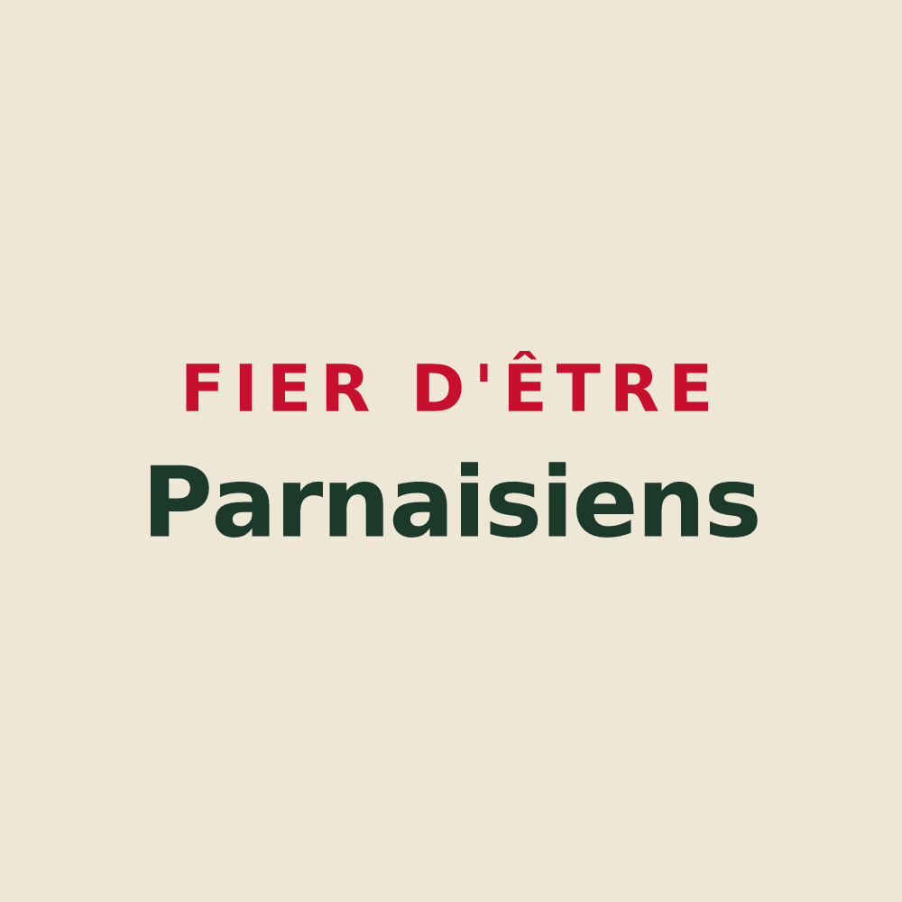 Tote bag « Fier d'être Parnaisiens » — design pour Parnay