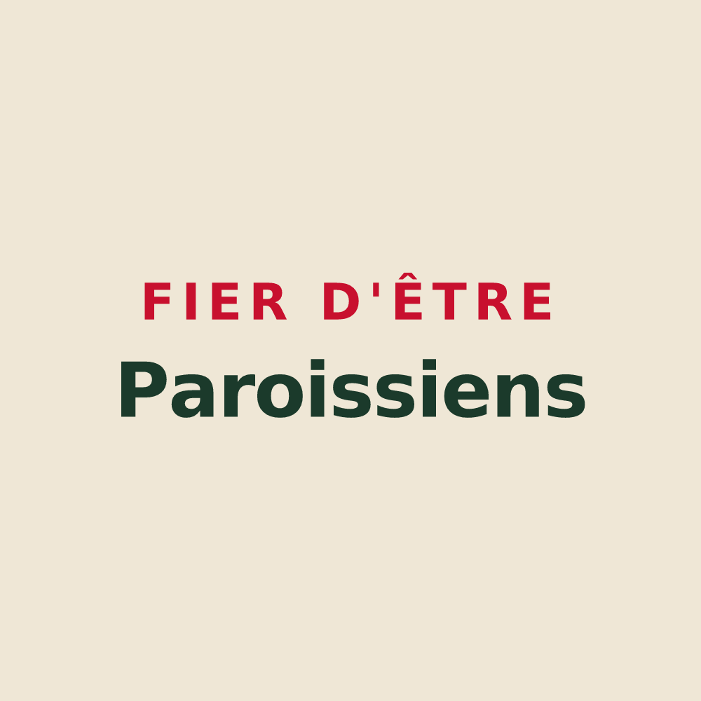 Tote bag « Fier d'être Paroissiens » — design pour Paroy-sur-Saulx
