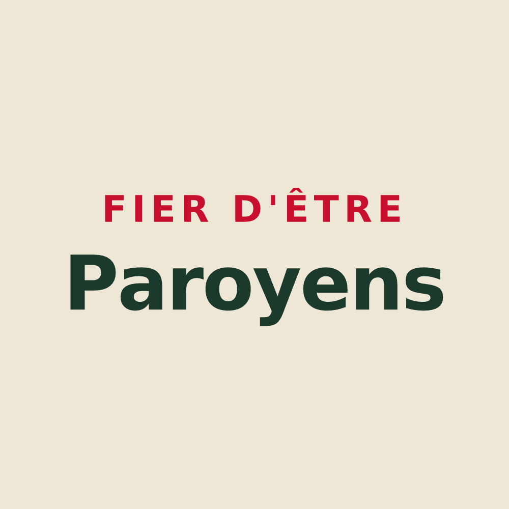 Tote bag « Fier d'être Paroyens » — design pour Paroy