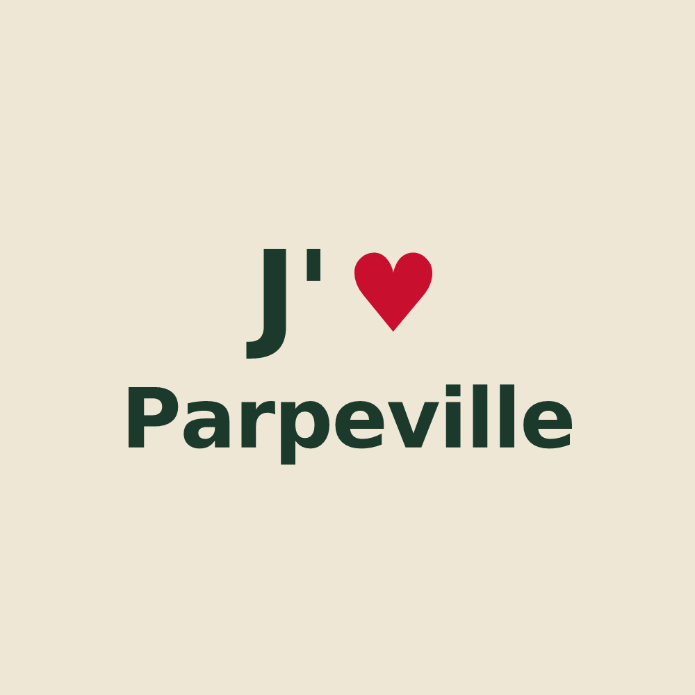 Tote bag personnalisé Parpeville — design J'aime Parpeville