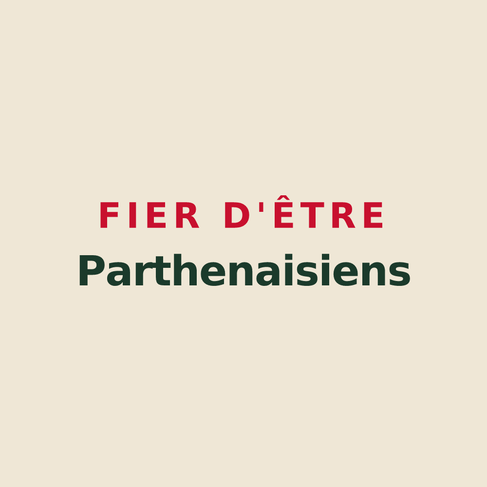 Tote bag « Fier d'être Parthenaisiens » — design pour Parthenay