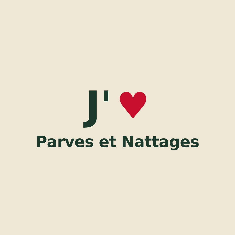 Tote bag personnalisé Parves et Nattages — design J'aime Parves et Nattages