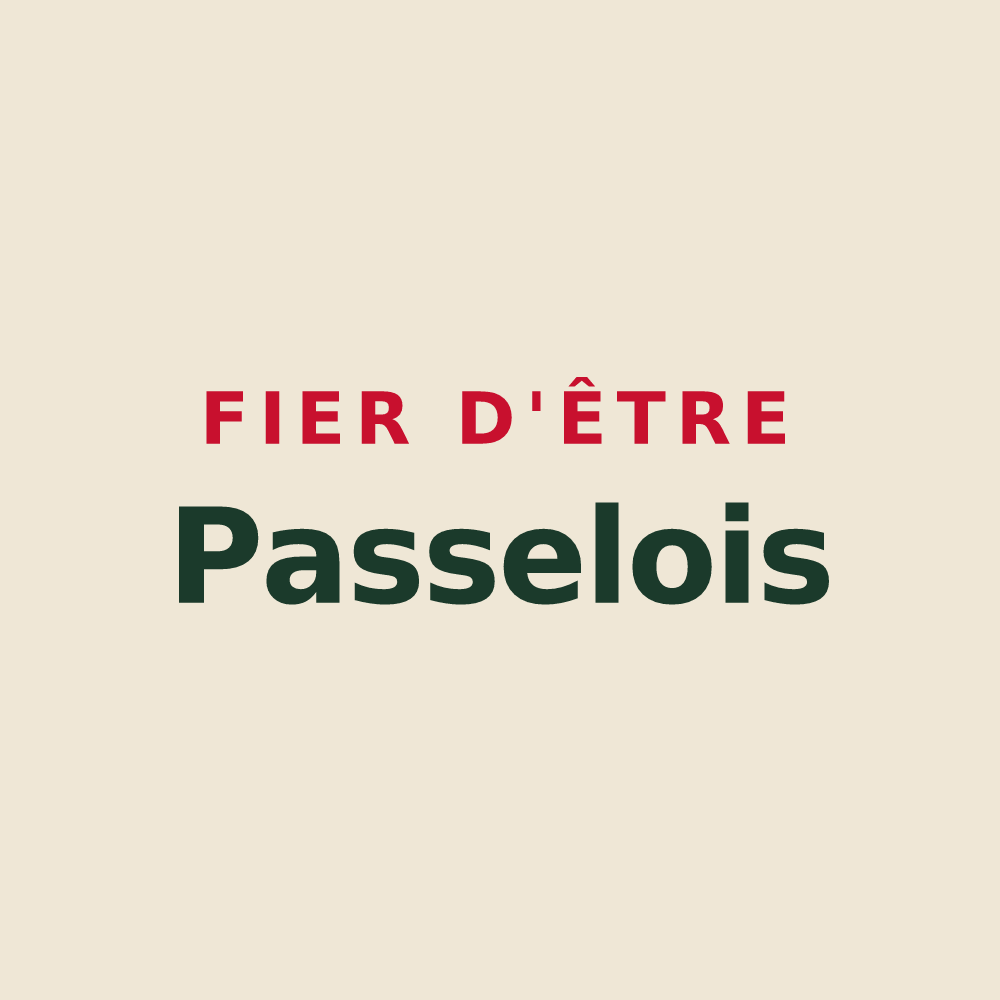 Tote bag « Fier d'être Passelois » — design pour Passel